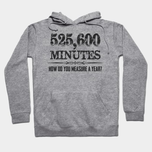 525600 Minutes Rent Musical Theatre Quotes - Actor Stage Manager Hoodie by merkraht